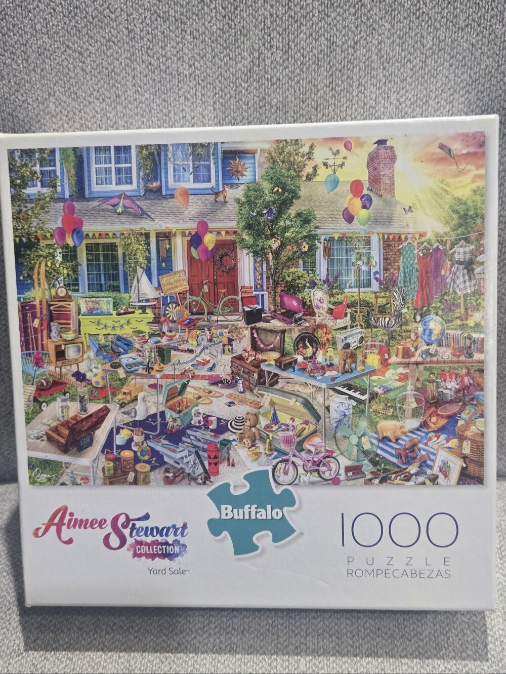 Aimee Stewart-" Yard Sale"-1000 Piece Jigsaw Buffalo Games Puzzle